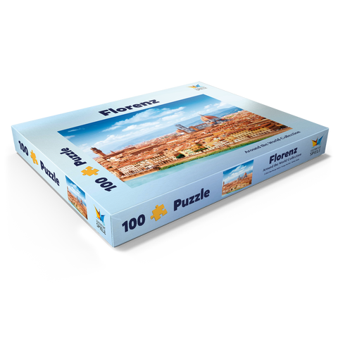 Stadtbildpanorama von Florenz - Toskana, Italien 100 Puzzle Schachtel Ansicht1