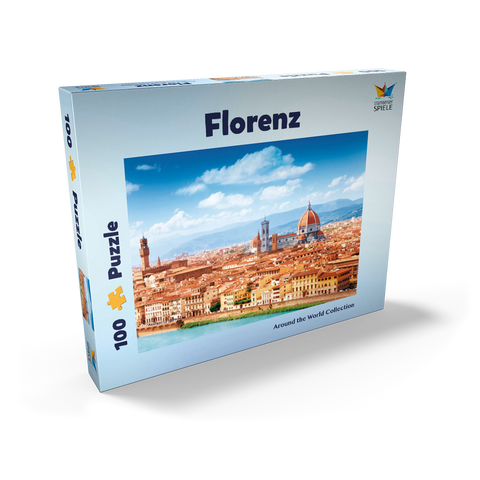 Stadtbildpanorama von Florenz - Toskana, Italien 100 Puzzle Schachtel Ansicht2