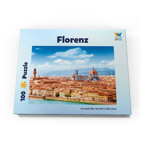 Stadtbildpanorama von Florenz - Toskana, Italien 100 Puzzle Schachtel Ansicht3