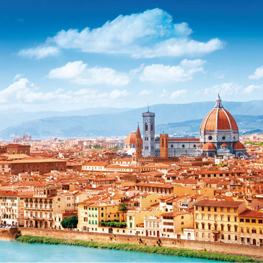 Stadtbildpanorama von Florenz - Toskana, Italien 200 Puzzle 3D Modell