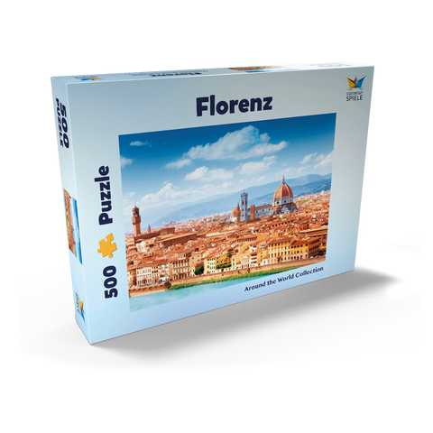 Stadtbildpanorama von Florenz - Toskana, Italien 500 Puzzle Schachtel Ansicht2