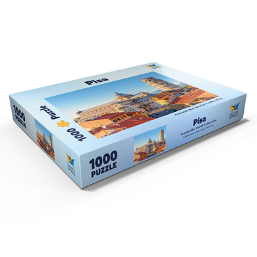 Dom und Schiefer Turm von Pisa - Toskana, Italien 1000 Puzzle Schachtel Ansicht1