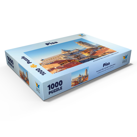 Dom und Schiefer Turm von Pisa - Toskana, Italien 1000 Puzzle Schachtel Ansicht1