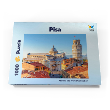 Dom und Schiefer Turm von Pisa - Toskana, Italien 1000 Puzzle Schachtel Ansicht3