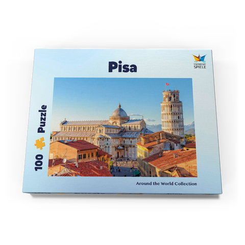 Dom und Schiefer Turm von Pisa - Toskana, Italien 100 Puzzle Schachtel Ansicht3