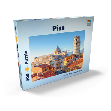 Dom und Schiefer Turm von Pisa - Toskana, Italien 200 Puzzle Schachtel Ansicht2