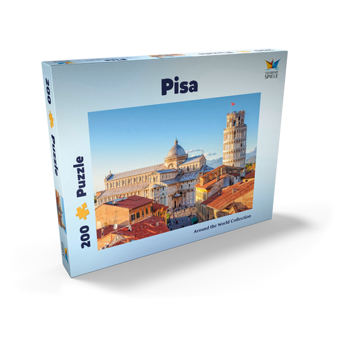 Dom und Schiefer Turm von Pisa - Toskana, Italien 200 Puzzle Schachtel Ansicht2