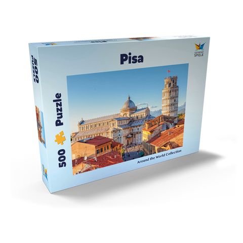 Dom und Schiefer Turm von Pisa - Toskana, Italien 500 Puzzle Schachtel Ansicht2