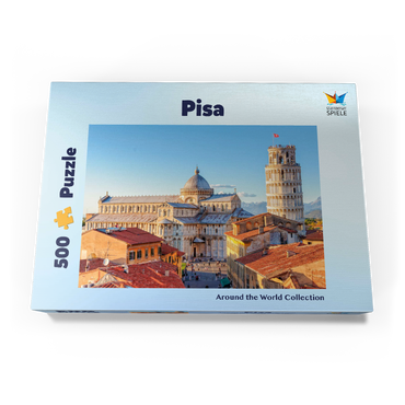 Dom und Schiefer Turm von Pisa - Toskana, Italien 500 Puzzle Schachtel Ansicht3