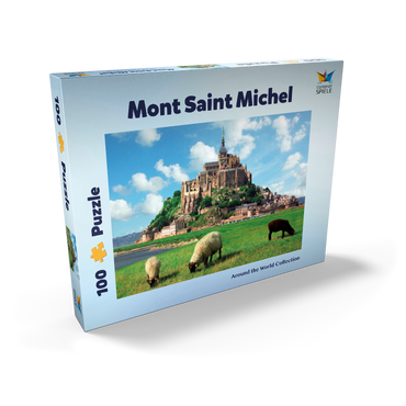 Mont Saint Michel - Normadie, Bretagne, Frankreich, Weltkulturerbe 100 Puzzle Schachtel Ansicht2