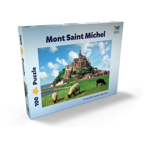 Mont Saint Michel - Normadie, Bretagne, Frankreich, Weltkulturerbe 100 Puzzle Schachtel Ansicht2