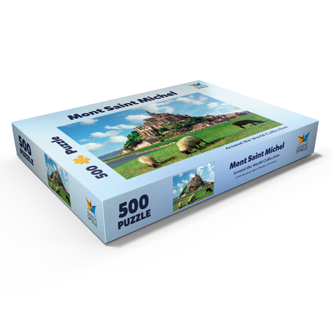 Mont Saint Michel - Normadie, Bretagne, Frankreich, Weltkulturerbe 500 Puzzle Schachtel Ansicht1