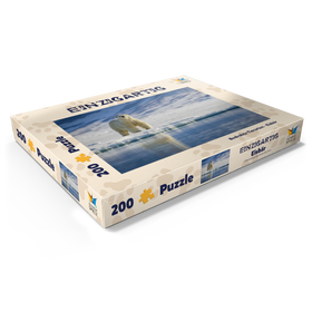Alternative Darstellung des Puzzle-Motivs Bedrohte Tierarten: Eisbär in Spitzbergen -  Norwegen – Puzzleteile: 200