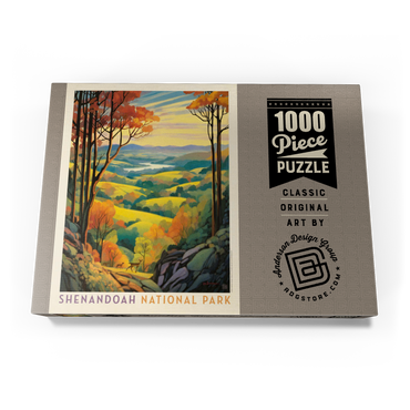 Shenandoah National Park: Rolling Hills, Vintage Poster 1000 Puzzle Schachtel Ansicht3