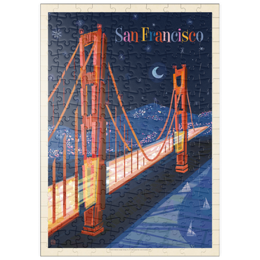 puzzleplate San Francisco: Golden Gate (Mod Design), Vintage Poster 200 Puzzle