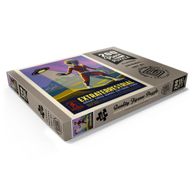 Darstellung des Puzzle Motivs Legends Of The National Parks: Great Sand Dune's Extraterrestrials, Vintage Poster - Puzzleteile: 200