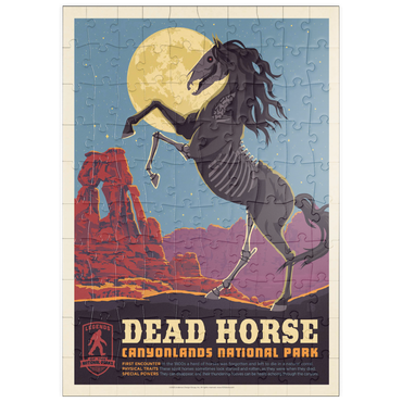 puzzleplate Legends Of The National Parks: Canyonlands' Dead Horse, Vintage Poster 100 Puzzle