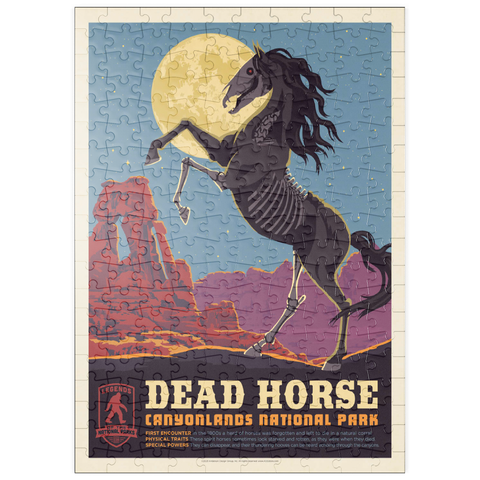 puzzleplate Legends Of The National Parks: Canyonlands' Dead Horse, Vintage Poster 200 Puzzle