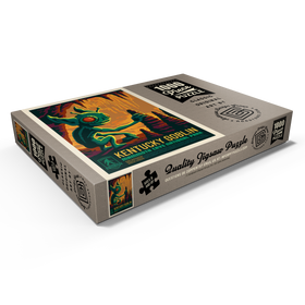 Alternative Darstellung des Puzzle-Motivs Legends Of The National Parks: Mammoth Cave's Kentucky Goblin, Vintage Poster – Puzzleteile: 1000