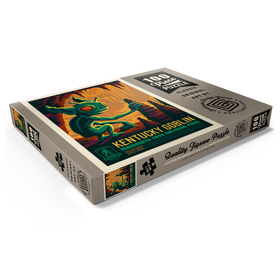 Darstellung des Puzzle Motivs Legends Of The National Parks: Mammoth Cave's Kentucky Goblin, Vintage Poster - Puzzleteile: 100