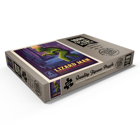 Darstellung des Puzzle Motivs Legends Of The National Parks: Congaree's Lizard Man, Vintage Poster - Puzzleteile: 1000