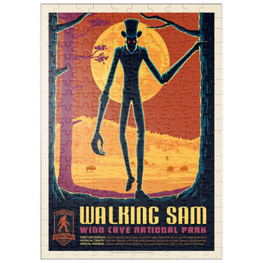puzzleplate Legends Of The National Parks: Wind Cave's Walking Sam, Vintage Poster 200 Puzzle