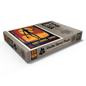 Darstellung des Puzzle Motivs Legends Of The National Parks: Wind Cave's Walking Sam, Vintage Poster - Puzzleteile: 500