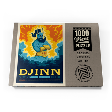Mythical Creatures: Djinn (Saudi Arabia), Vintage Poster 1000 Puzzle Schachtel Ansicht3