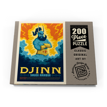 Mythical Creatures: Djinn (Saudi Arabia), Vintage Poster 200 Puzzle Schachtel Ansicht3