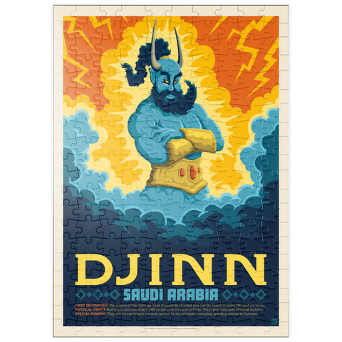 puzzleplate Mythical Creatures: Djinn (Saudi Arabia), Vintage Poster 200 Puzzle