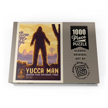 Legends Of The National Parks: Joshua Tree's Yucca Man, Vintage Poster 1000 Puzzle Schachtel Ansicht3