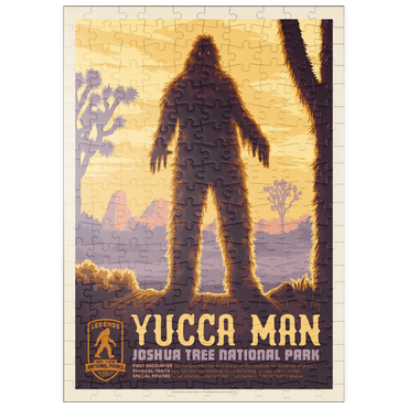 puzzleplate Legends Of The National Parks: Joshua Tree's Yucca Man, Vintage Poster 200 Puzzle