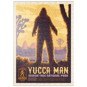 Darstellung des Puzzle Motivs Legends Of The National Parks: Joshua Tree's Yucca Man, Vintage Poster - Puzzleteile: 200