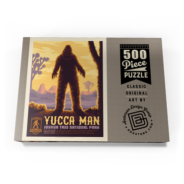 Legends Of The National Parks: Joshua Tree's Yucca Man, Vintage Poster 500 Puzzle Schachtel Ansicht3