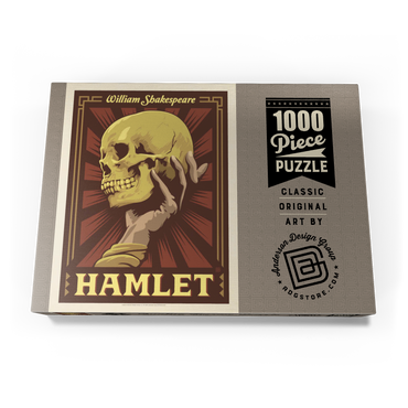 Hamlet: William Shakespeare, Vintage Poster 1000 Puzzle Schachtel Ansicht3