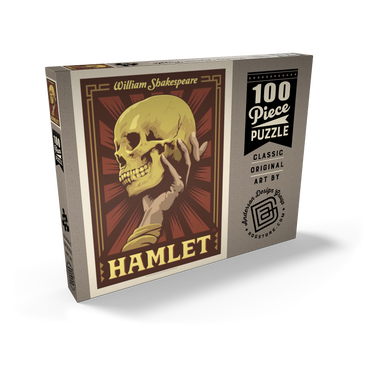 Hamlet: William Shakespeare, Vintage Poster 100 Puzzle Schachtel Ansicht2