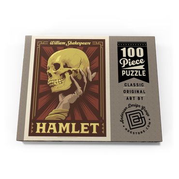 Hamlet: William Shakespeare, Vintage Poster 100 Puzzle Schachtel Ansicht3
