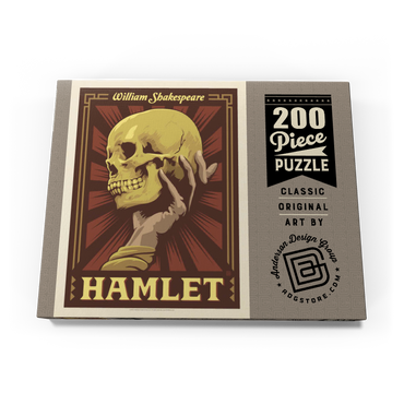 Hamlet: William Shakespeare, Vintage Poster 200 Puzzle Schachtel Ansicht3