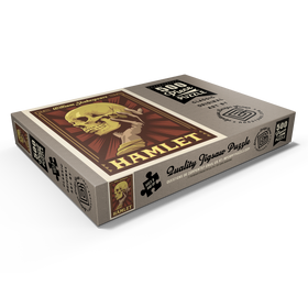 Darstellung des Puzzle Motivs Hamlet: William Shakespeare, Vintage Poster - Puzzleteile: 500