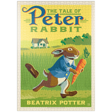 puzzleplate The Tale Of Peter Rabbit: Beatrix Potter, Vintage Poster 1000 Puzzle
