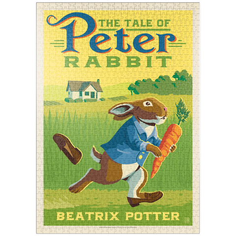 puzzleplate The Tale Of Peter Rabbit: Beatrix Potter, Vintage Poster 1000 Puzzle