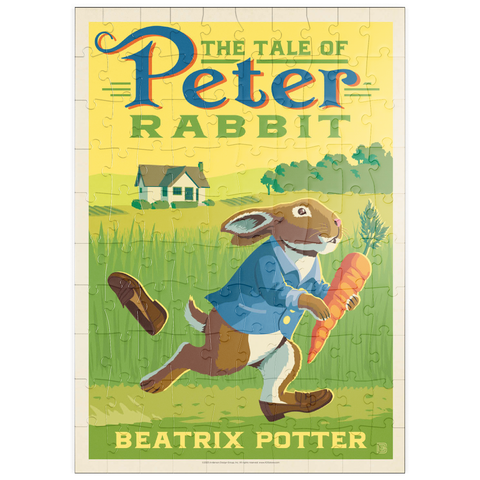 puzzleplate The Tale Of Peter Rabbit: Beatrix Potter, Vintage Poster 100 Puzzle