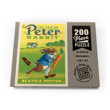 The Tale Of Peter Rabbit: Beatrix Potter, Vintage Poster 200 Puzzle Schachtel Ansicht3