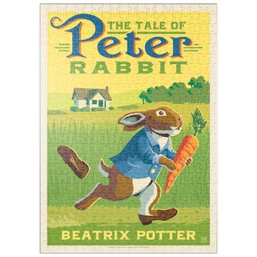 puzzleplate The Tale Of Peter Rabbit: Beatrix Potter, Vintage Poster 500 Puzzle
