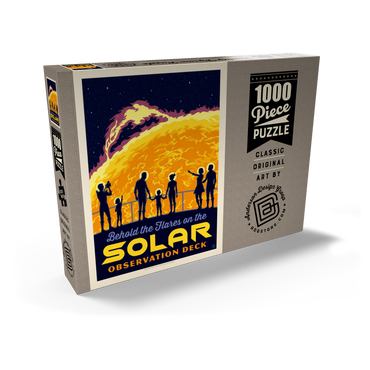 Solar Flare, Vintage Poster 1000 Puzzle Schachtel Ansicht2
