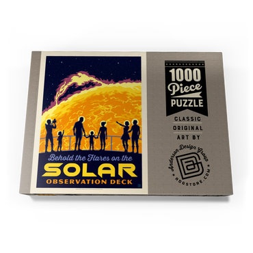 Solar Flare, Vintage Poster 1000 Puzzle Schachtel Ansicht3