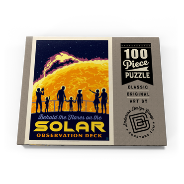 Solar Flare, Vintage Poster 100 Puzzle Schachtel Ansicht3