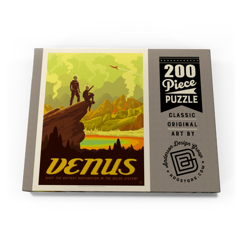 Venus: Hot Springs, Vintage Poster 200 Puzzle Schachtel Ansicht3
