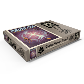 Alternative Darstellung des Puzzle-Motivs Magnetar: Neutronenstern, Vintage Poster – Puzzleteile: 1000