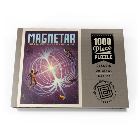 Magnetar: Neutron Star, Vintage Poster 1000 Puzzle Schachtel Ansicht3